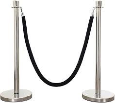 Where to rent SILVER STANCHION BLACK ROPE in Medford OR