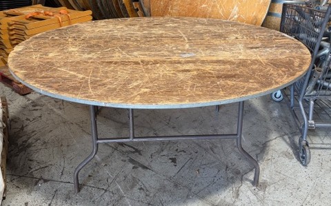 Where to rent TABLE, Round 6 ft Wood in Medford OR